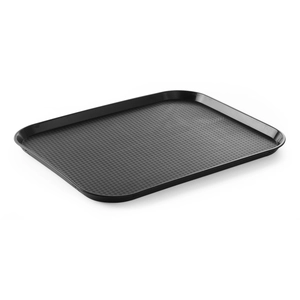 Taca z polipropylenu Fast Food, 350x450 mm, czarna | HENDI, 878859