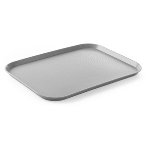 Taca z polipropylenu Fast Food, 350x450 mm, szara | HENDI, 878804