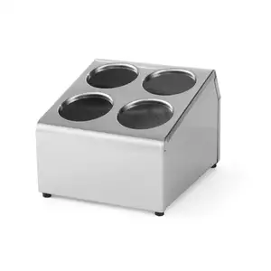 Pojemnik na sztućce 4-częściowy, 255x295x215 mm | HENDI, 552407