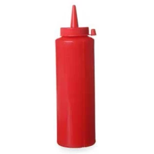 Dyspenser do zimnych sosów 0,7 l, czerwony | HENDI, 557914