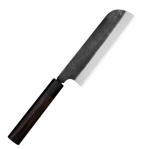Nóż Kamagata Usuba 180 mm | HIDEO KITAOKA, Shirogami Black Oktagon