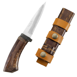 Nóż Outdoor 110 mm | TAKESHI SAJI, Miyabi Shirogami