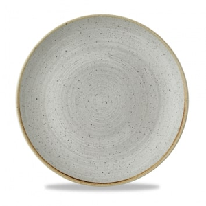 Talerz płytki okrągły 288 mm | CHURCHILL, Stonecast Raw Grey