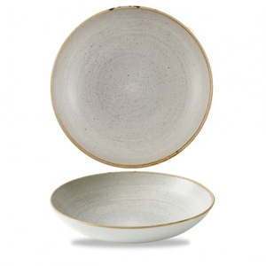 Miska okrągła coupe 1,1 l, 248 mm | CHURCHILL, Stonecast Raw Grey