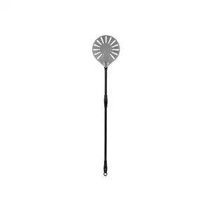 Perforowana łopata do pizzy z anodowanego aluminium z aluminiowym uchwytem, okrągła, 228x1200 mm | TECHNICA, Pizza Line