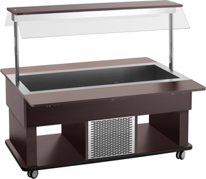 Wózek bufetowy, chłodniczy, 4x GN 1/1, 1420x1150x1150 mm | BARTSCHER, Kids K4110-150W