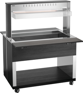 Wózek bufetowy, grzewczy, 3x GN 1/1, 1500x1245x1510 mm | BARTSCHER, W3110-200A