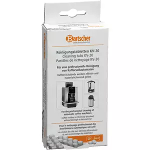 Tabletki do czyszczenia, 2x10 szt. | BARTSCHER, KV-20