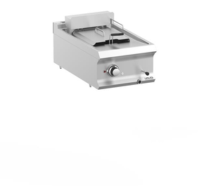 Frytownica elektryczna jednokomorowa 12 l z kranem spustowym, nastolna, 9 kW, 400 V, 400x730x250 mm | MBM, DominaPro 700