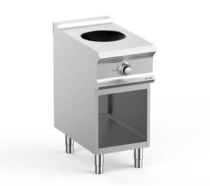 Kuchnia indukcyjna 1-polowa na podstawie otwartej, pole typu WOK, 5 kW, 400x730x850 mm | MBM, DominaPro 700