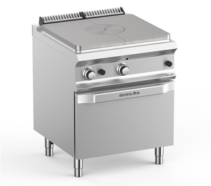 Kuchnia gazowa z płytą grzewczą z piekarnikiem gazowym GN 2/1, 700x730x850 mm | MBM, DominaPro 700