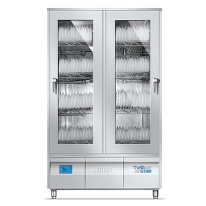 Zmywarka do naczyń, z elektronicznym sterowaniem, wersja przelotowa, z dozownikiem detergentu, nabłyszczacza i środka dezynfekującego 6 kW, 1312x805x2040 mm | DIHR, Twinstardf