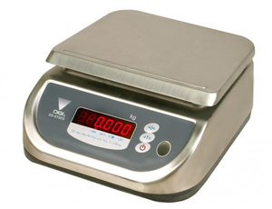 Waga sklepowa ze stali nierdzewnej do 15 kg, 252x290x135 mm z legalizacją | DIGI, DS 673SS