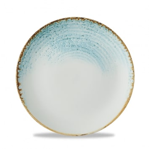 Talerz płytki coupe 288 mm | CHURCHILL, Homespun Accents Aquamarine