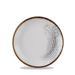 Talerz płytki coupe 165 mm | CHURCHILL, Homespun Accents Jasper Grey