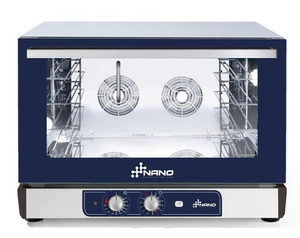 Piec piekarniczy konwekcyjny z nawilżaniem, 4x 600x400 lub GN 1/1, 750x647x552 mm | NANO, 223338