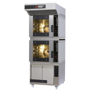 Piec do pizzy konwekcyjny z nawilżaniem 5x 400x600, 850x980x700 mm | MORETTI FORNI, MFF45