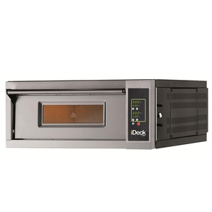 Piec do pizzy 1-komorowy, elektryczny, sterowanie elektroniczne, 4,2 kW, 850x930x370 mm, 4x pizza 300 mm | MORETTI FORNI, iDeck