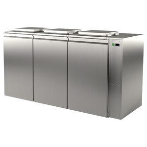 Schładzarka na odpady, zdalne chłodzenie, 1370 l, 2250x875x1280 mm | PRIMAX, RW3PD