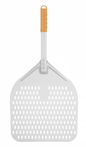 Łopata do pizzy z perforacją i krótką rączką, kwadratowa, 350x710 mm | HENDI, 618066