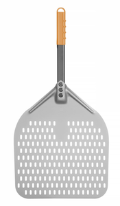 Łopata do pizzy z perforacją i krótką rączką, kwadratowa, 355x710 mm | HENDI, 618080