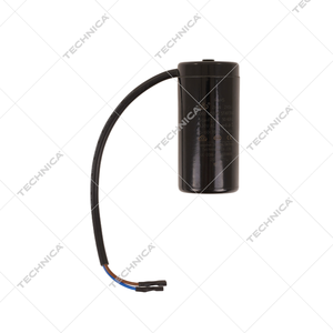Kondensator rozruchowy 50 uF do witryny chłodniczej 460058, 461058, 460068, 461068, 460078, 461078, 460098, 461098, 460098L, 461098L, 460286, 461286, 466073, 461100, 461101, 461102, 461103, 461120, 461125, 461160, 466072 | TECHNICA, 460058/105