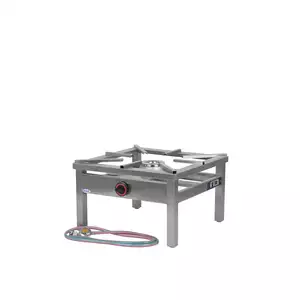 [Zestaw] Taboret gazowy 600x600x350 mm, 7,2 kW + Reduktor z wężem (G30), 2000 mm