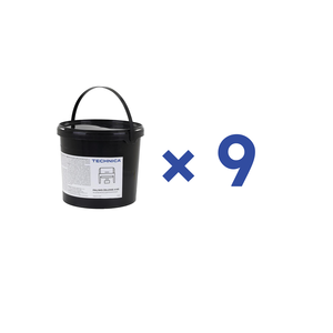 [Zestaw] 9 x Paliwo żelowe do podgrzewaczy gastronomicznych 4 kg | TECHNICA, 510103