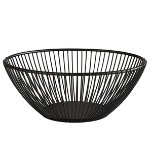 Koszyk okrągły 200x80 mm | APS, Svart