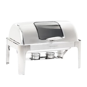Podgrzewacz gastronomiczny Roll-Top GN 1/1 z pokrywą z okienkiem 9 l, 635 x 455 x 440 mm | PRESTONA, P50811