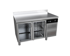 Stół chłodniczy 2-drzwiowy, drzwi przeszklone, 274 l, 1342x700x850 mm, 0,21 kW | FAGOR, Concept