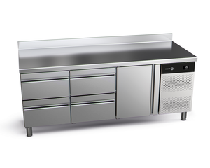 Stół chłodniczy 1-drzwiowy z 4 szufladami, 416 l, 2017x600x850 mm, 0,203 kW | FAGOR, Snack