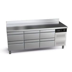Stół chłodniczy z 6 szufladami, 416 l, 2017x600x850 mm, 0,203 kW | FAGOR, Snack