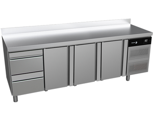 Stół chłodniczy 3-drzwiowy z 2 szufladami, 549 l, 2250x700x850 mm, 0,2 kW | FAGOR, Advance