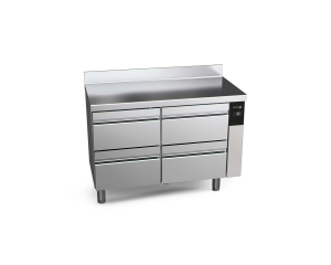 Stół chłodniczy z 4 szufladami, bez agregatu, 268 l, 1192x600x850 mm, 0,03 kW | FAGOR, Snack