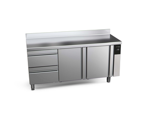 Stół chłodniczy 2-drzwiowy z 2 szufladami, bez agregatu, 416 l, 1717x600x850 mm, 0,03 kW | FAGOR, Snack