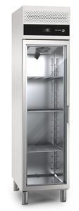 Szafa chłodnicza, 1-drzwiowa, ze stali nierdzewnej, drzwi przeszklone, 305 l, 0,208 kW, 488x703x2008 mm | FAGOR, Concept