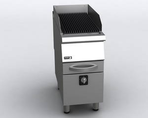 Grill elektryczny z rusztem żeliwnym, wolnostojący, 7,5 kW, 400x930x850 mm | FAGOR, Linia 900 Kore