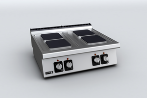 Kuchnia elektryczna z 4 polami grzewczymi, nastawna, 10,4 kW, 800x730x290 mm | FAGOR, Linia 700 Kore