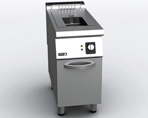 Frytownica elektryczna jednokomorowa 15 l z kranem spustowym, wolnostojąca z drzwiami, 12 kW, 400 V, 400x930x850 mm   | FAGOR, F-E9115