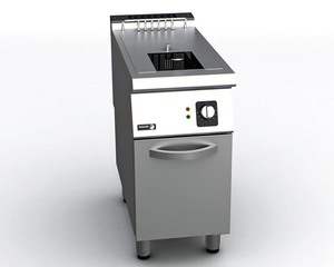 Frytownica elektryczna jednokomorowa 21 l z kranem spustowym, wolnostojąca z drzwiami, 18 kW, 400 V, 400x930x850 mm   | FAGOR, F-E9121