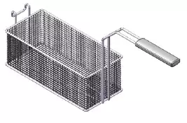 Kosz do frytownicy 165x337x150 mm | NAYATI, GS.2160