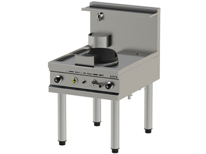 Kuchnia gazowa wok, 1-palnikowa, wolnostojąca, 18 kW, 700x900x1200 mm | NAYATI, Serie 900