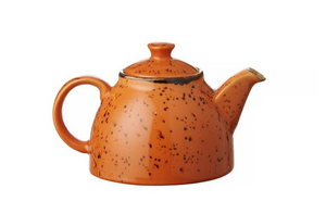Dzbanek do herbaty 500 ml, pomarańczowy | FINE DINE, Earth Colours Dahlia
