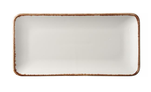 Talerz prostokątny 300x150 mm, kremowy | FINE DINE, Earth Colours Vanilla