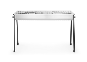 Grill na węgiel drzewny, trzy ruszty 345x345 mm | HENDI, Resto