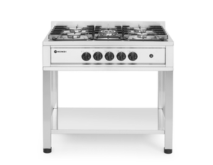 Kuchnia gazowa 5-palnikowa na podstawie otwartej | HENDI, Kitchen Line