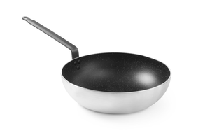 Patelnia, wok aluminiowa z marmurową powłoką nieprzywierającą o średnicy 320 mm | HENDI, 627747