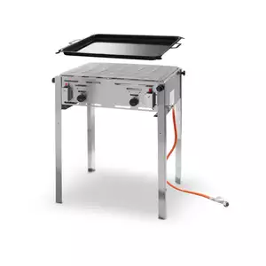 Grill gazowy maxi, wolnostojący, 650x540x840 mm | HENDI, Grill Master