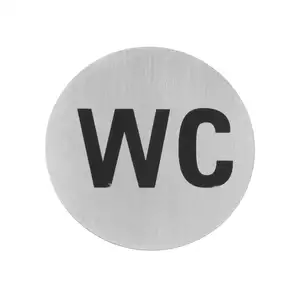 Samoprzylepna tabliczka informacyjna WC" | HENDI, 663622